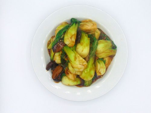 504. Sauteed Chinese Greens & Black Mushroom
